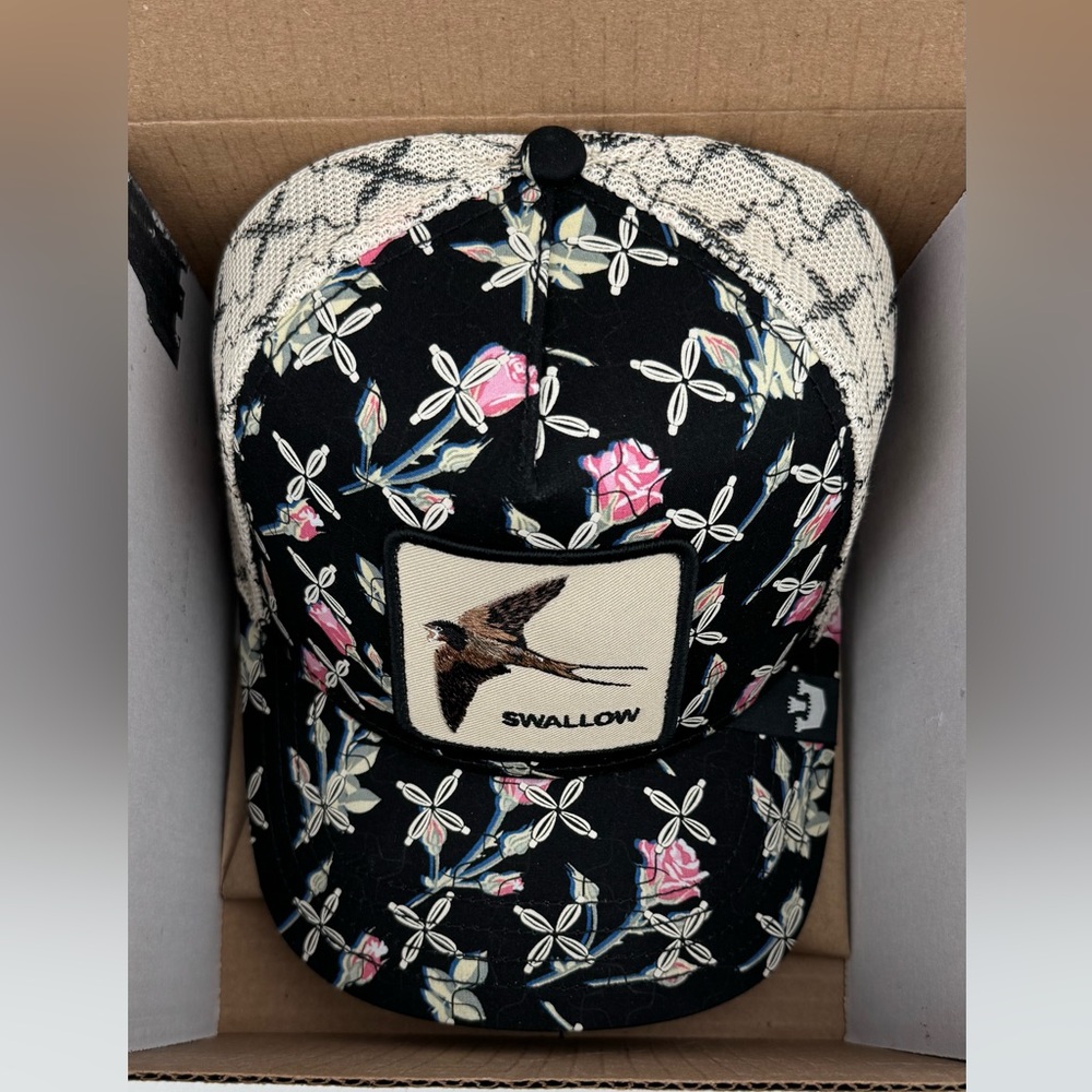 Goorin Bros Swallow Rose Trucker Hat. DBLGLP Friday Drop. New in Box - Picture 10 of 12